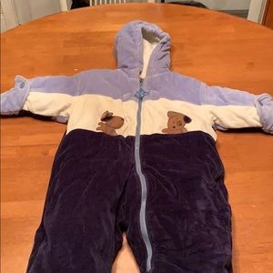 Babies winter ski suit